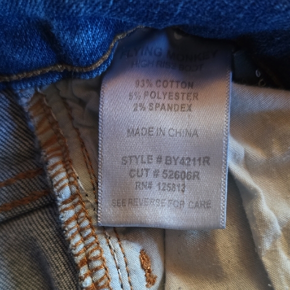 Buckle Flying Monkey Size 30 X 32 Jeans - Picture 8 of 8